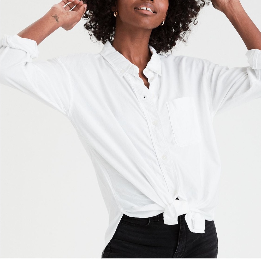 AE oxford button up shirt